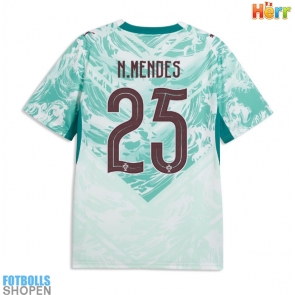 Billiga Portugal Nuno Mendes #25 Bortatröja VM 2026 Kortärmad